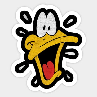 Face duck adventure Sticker